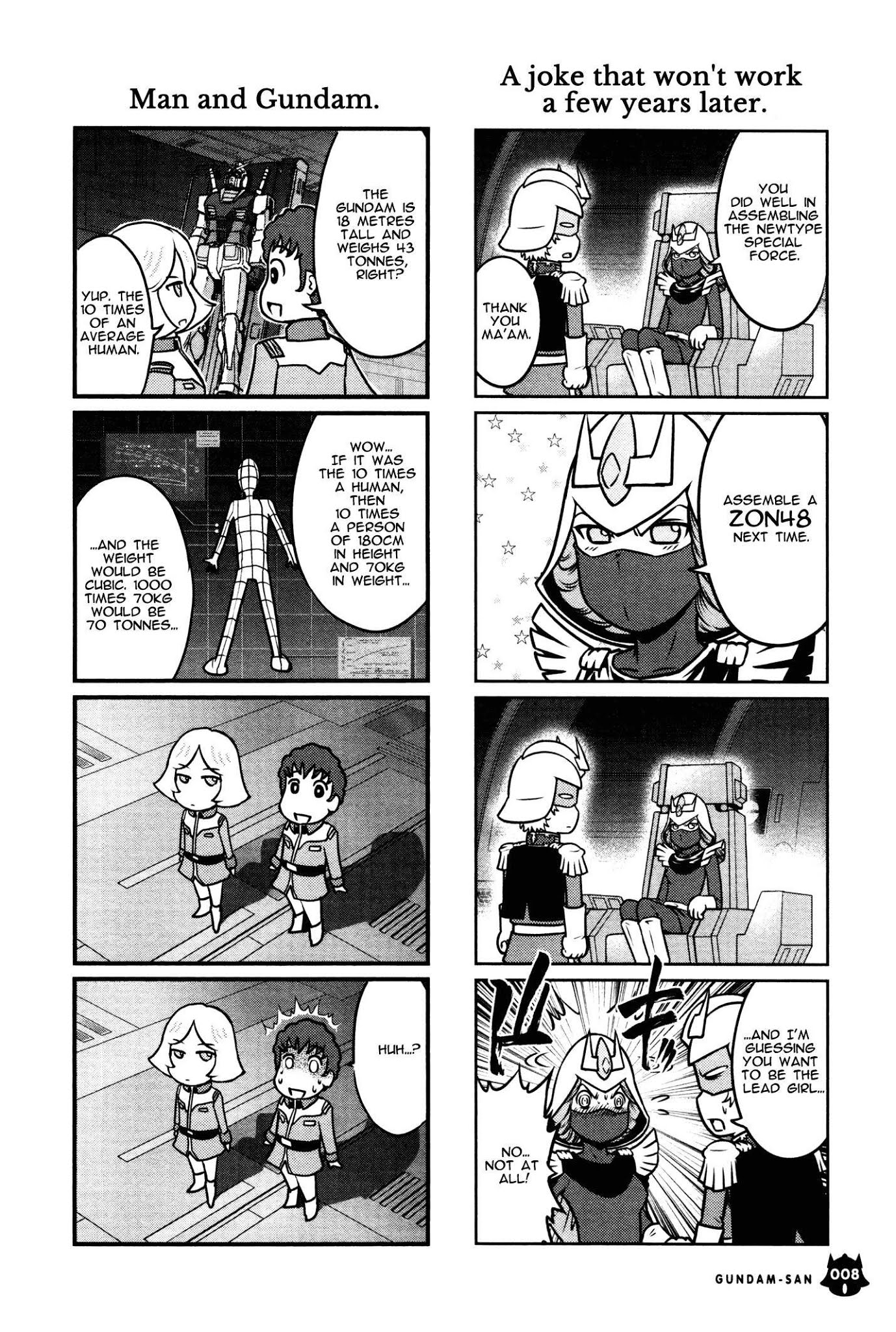 Kidou Senshi Gundam-san Chapter 8.1 page 9 - Vol.8 Chapter 1