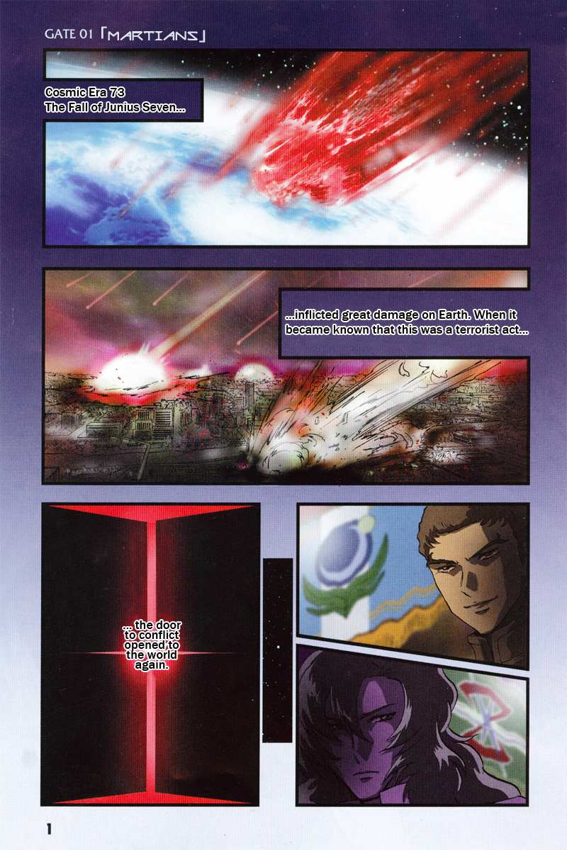 Kidou Senshi Gundam Seed C.E.73 Delta Astray Chapter 1 page 2 - Chapter 1 : Gate.01 - Martians