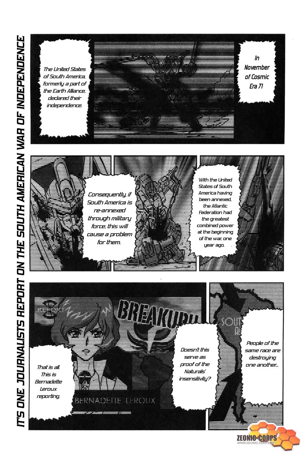 Kidou Senshi Gundam Seed Destiny Astray Chapter 2 page 3 - Chapter 2: Scoop.2 - South American Hero