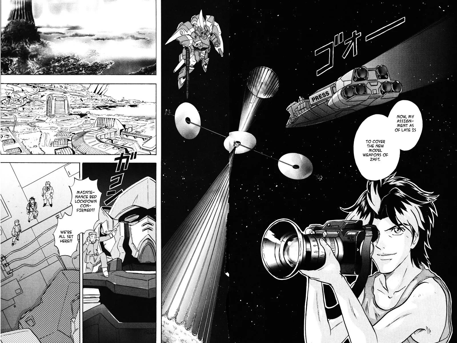 Kidou Senshi Gundam Seed Destiny Astray Chapter 8 page 7 - Chapter 8: Scoop.8 - Weapons for the Sake of Peace