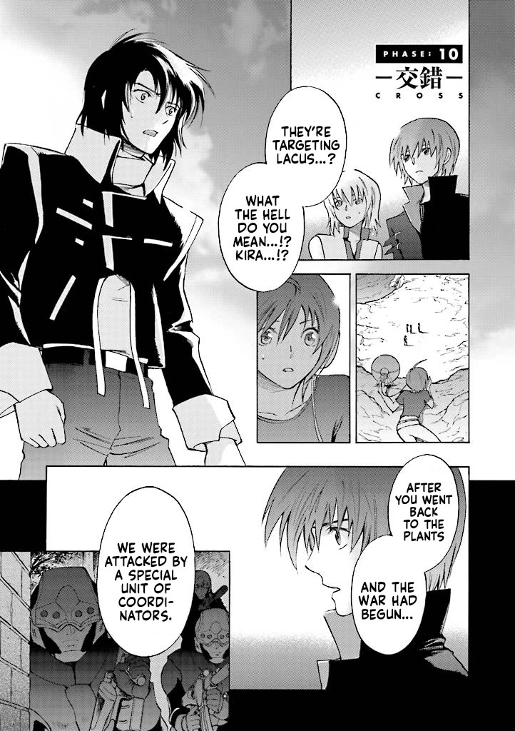 Kidou Senshi Gundam SEED Destiny the Edge Chapter 10 page 1 - Chapter 10: Cross