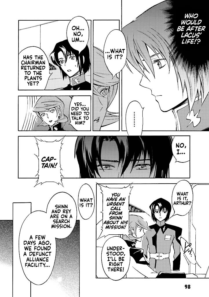 Kidou Senshi Gundam SEED Destiny the Edge Chapter 10 page 14 - Chapter 10: Cross