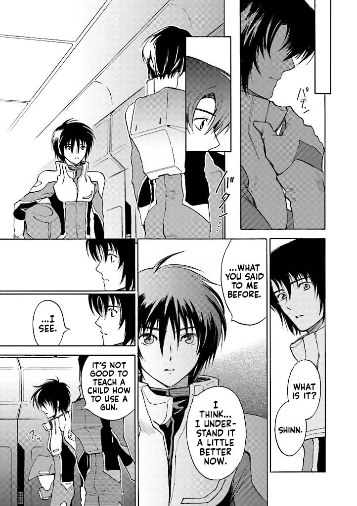 Kidou Senshi Gundam SEED Destiny the Edge Chapter 10 page 33 - Chapter 10: Cross