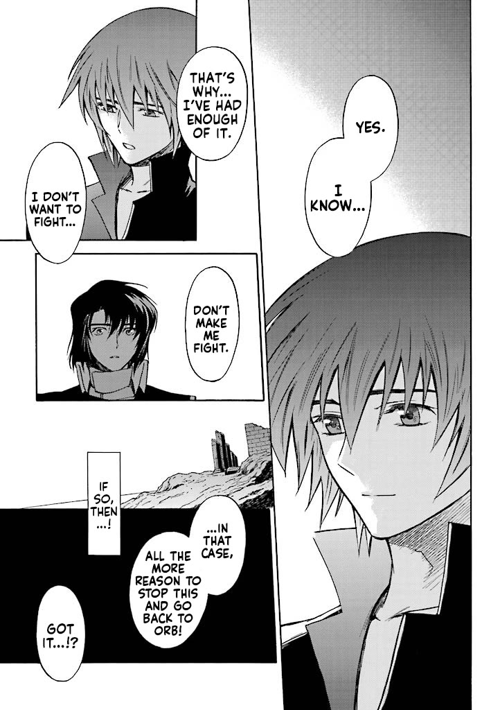 Kidou Senshi Gundam SEED Destiny the Edge Chapter 10 page 9 - Chapter 10: Cross