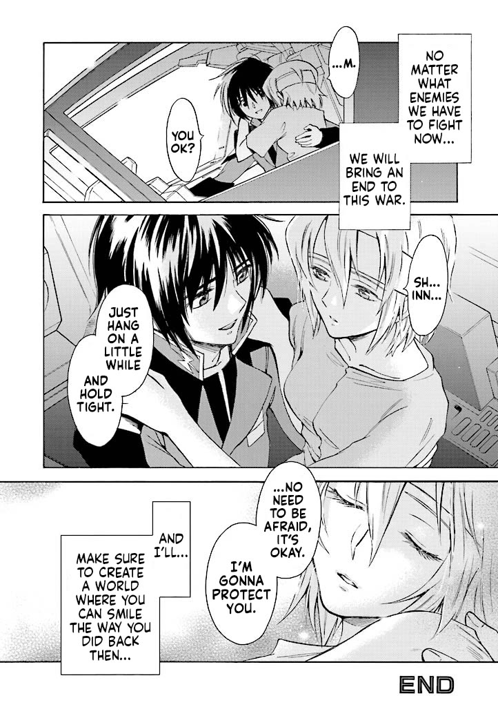 Kidou Senshi Gundam SEED Destiny the Edge Chapter 11.5 page 22 - Chapter 11.5: Special Edition: I Will Protect You