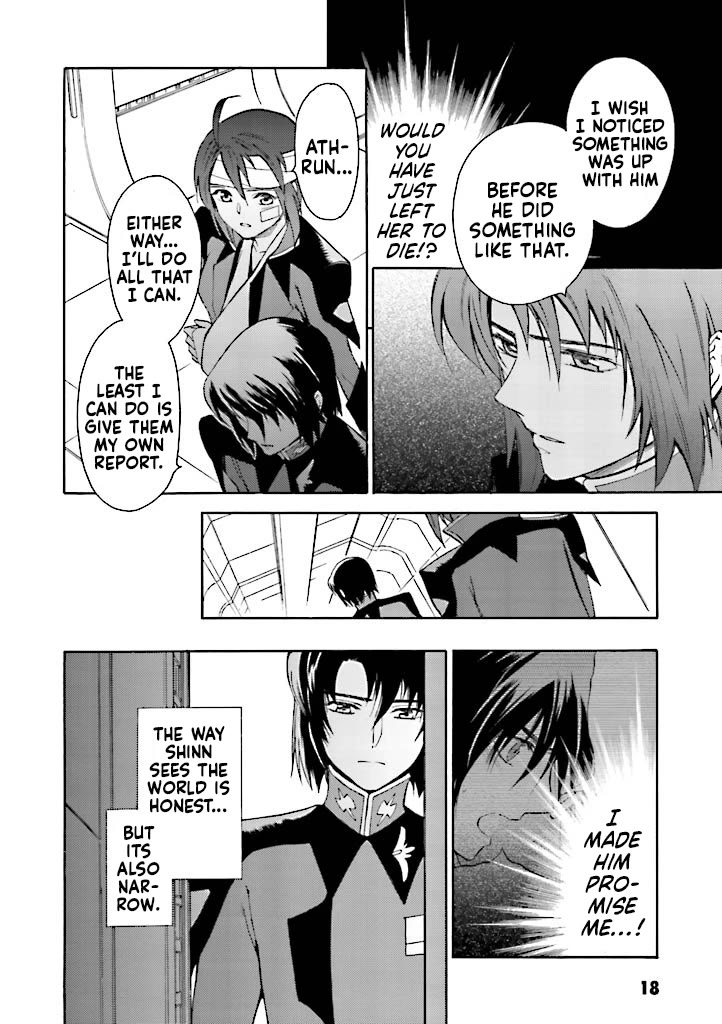 Kidou Senshi Gundam SEED Destiny the Edge Chapter 12 page 16 - Chapter 12: Destruction