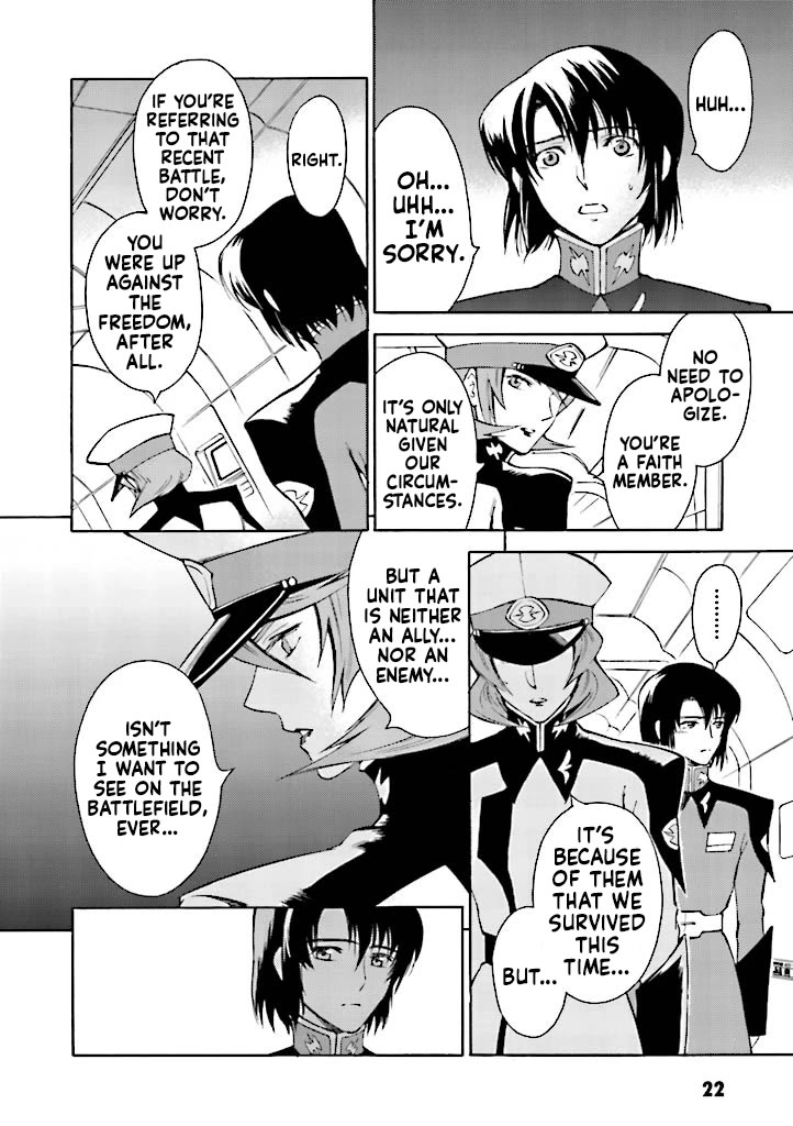 Kidou Senshi Gundam SEED Destiny the Edge Chapter 12 page 20 - Chapter 12: Destruction