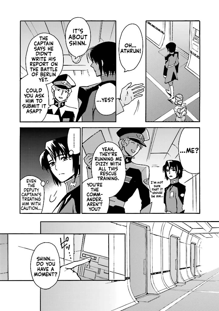 Kidou Senshi Gundam SEED Destiny the Edge Chapter 13 page 16 - Chapter 13: Lock-On