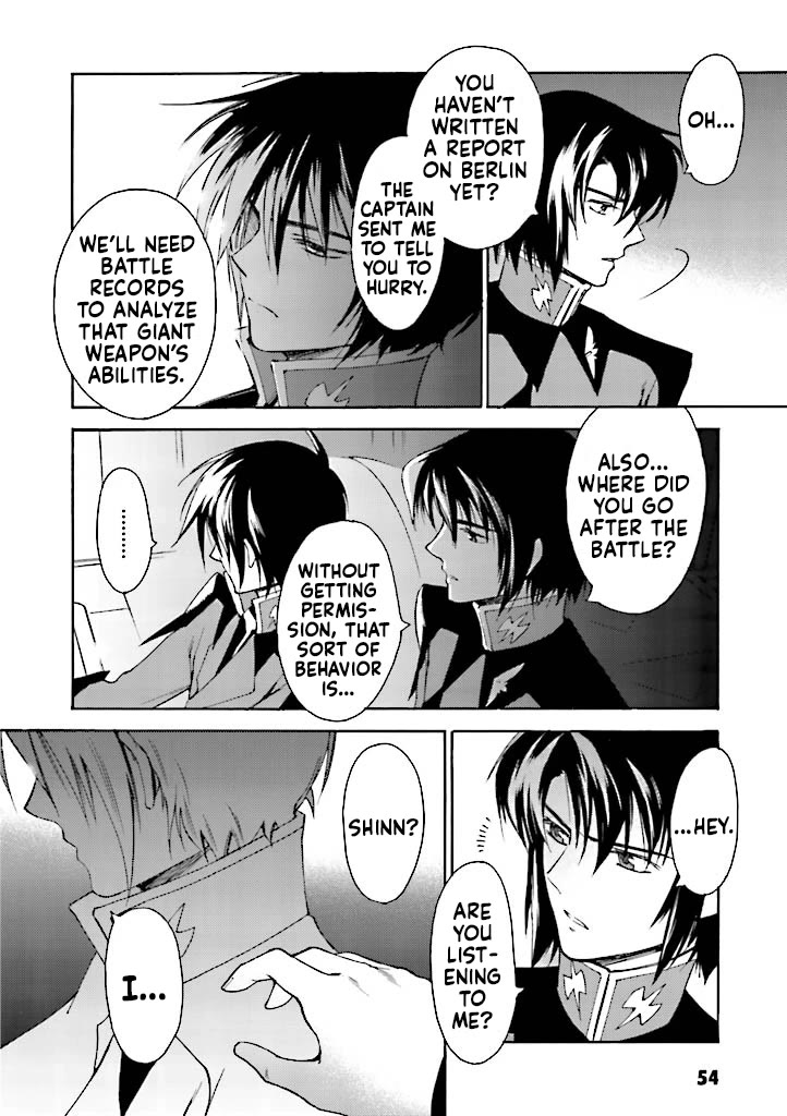 Kidou Senshi Gundam SEED Destiny the Edge Chapter 13 page 20 - Chapter 13: Lock-On