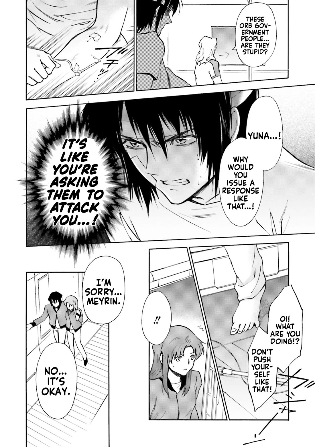 Kidou Senshi Gundam SEED Destiny the Edge Chapter 16 page 34 - Chapter 16: Regret