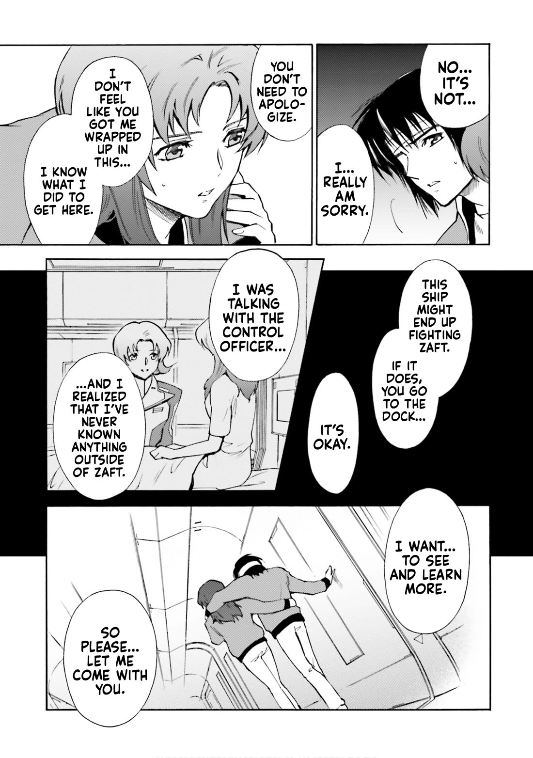Kidou Senshi Gundam SEED Destiny the Edge Chapter 16 page 35 - Chapter 16: Regret