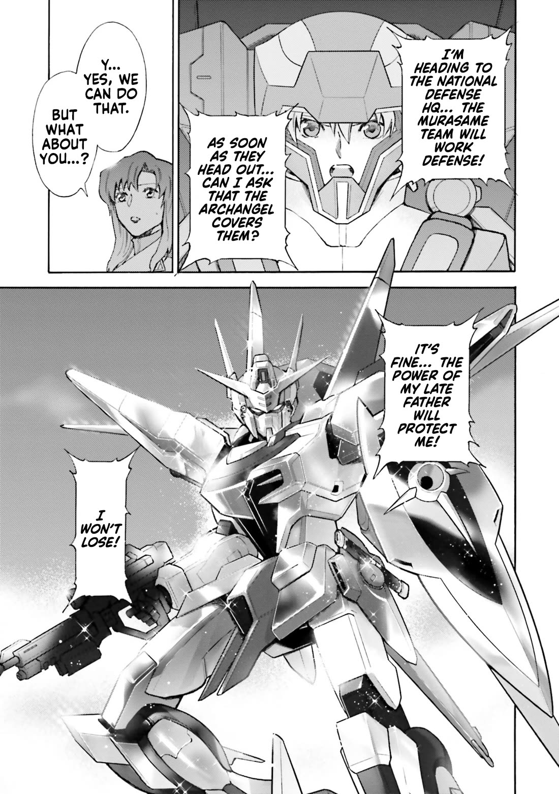 Kidou Senshi Gundam SEED Destiny the Edge Chapter 16 page 37 - Chapter 16: Regret