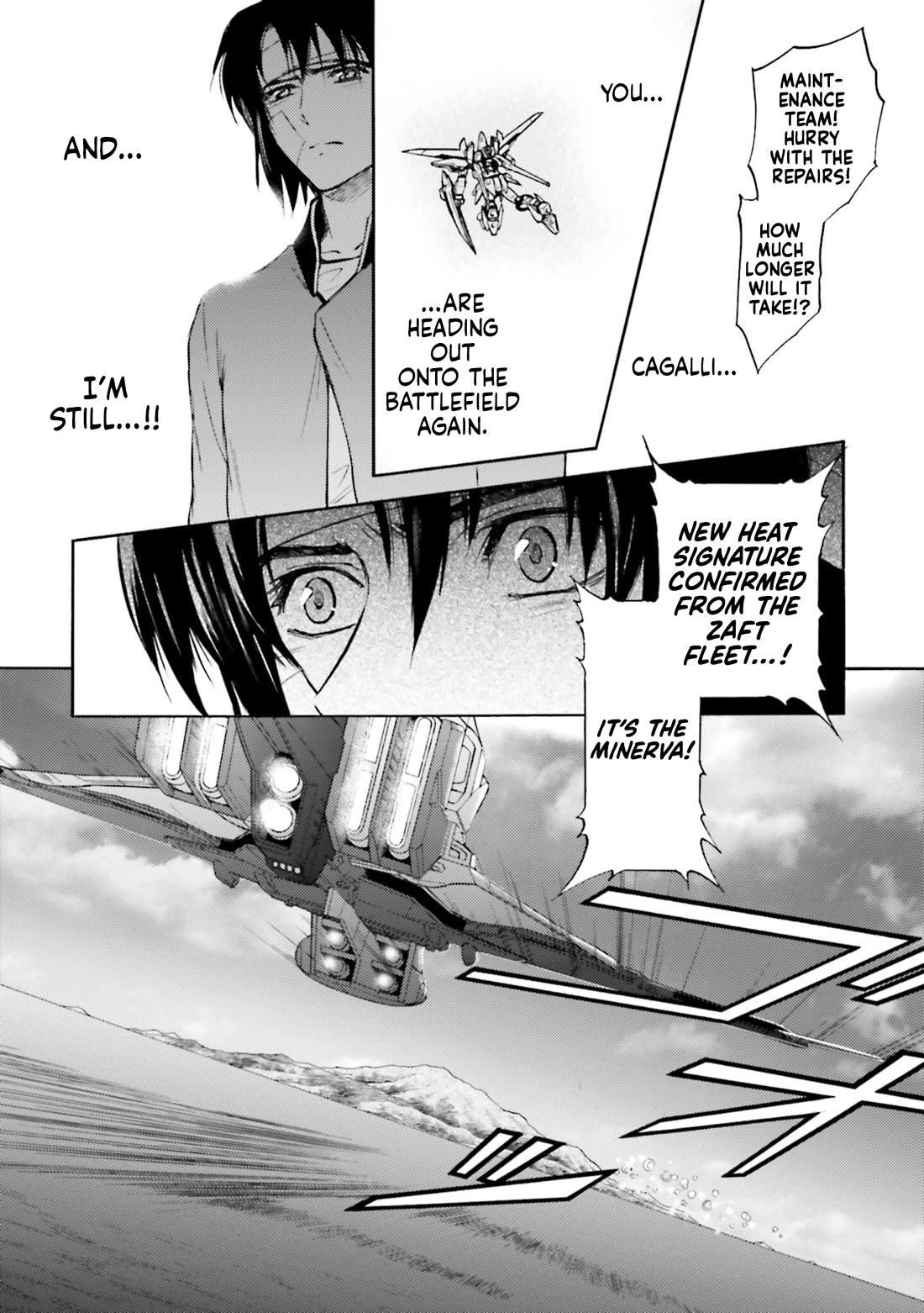 Kidou Senshi Gundam SEED Destiny the Edge Chapter 16 page 38 - Chapter 16: Regret