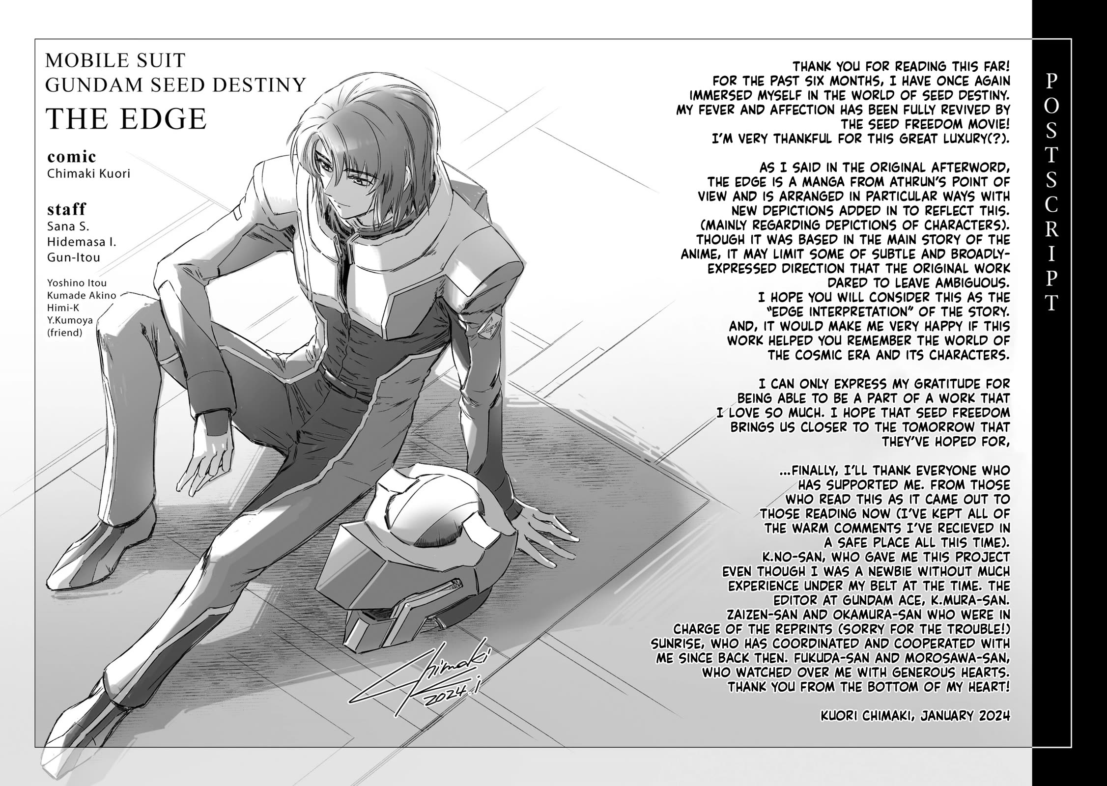 Kidou Senshi Gundam SEED Destiny the Edge Chapter 20.5 page 14 - Chapter 20.5: Special Edition: Tomorrow