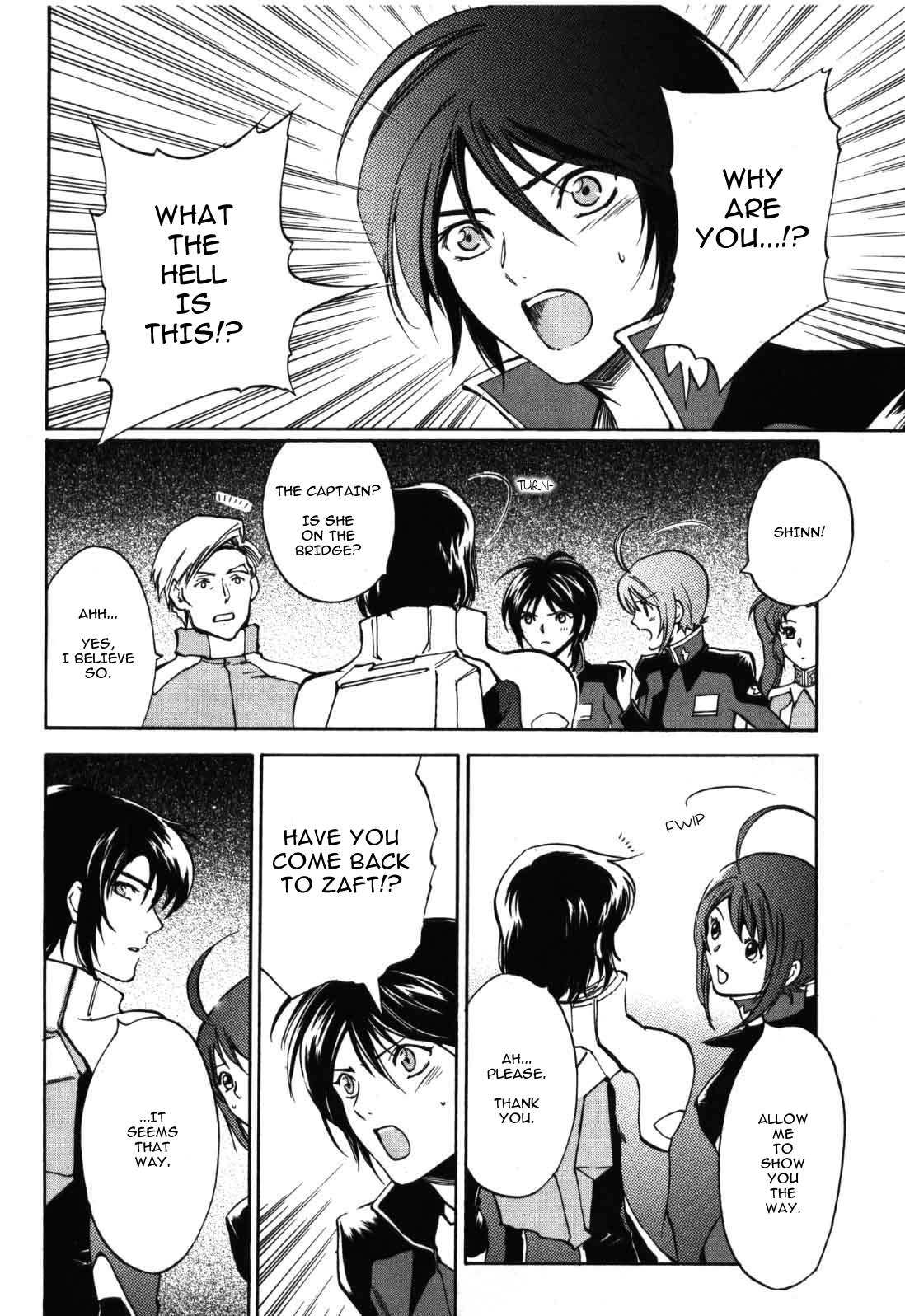 Kidou Senshi Gundam SEED Destiny the Edge Chapter 5 page 14 - Chapter 5: FEEL LOST