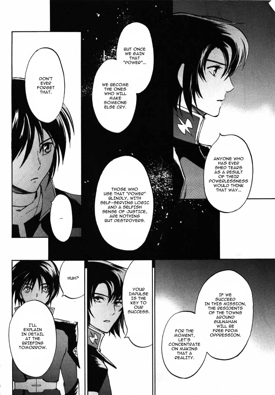 Kidou Senshi Gundam SEED Destiny the Edge Chapter 6 page 34 - Chapter 6: HEAD ON