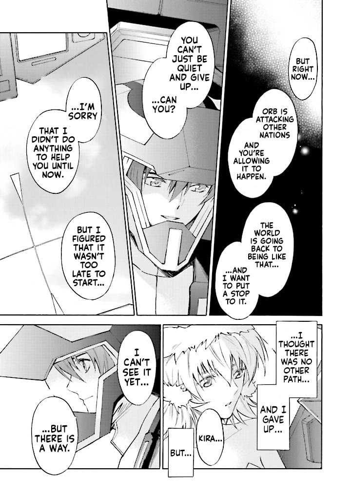 Kidou Senshi Gundam SEED Destiny the Edge Chapter 7.5 page 20 - Chapter 7.5: Special Edition: Give Me Your Wings