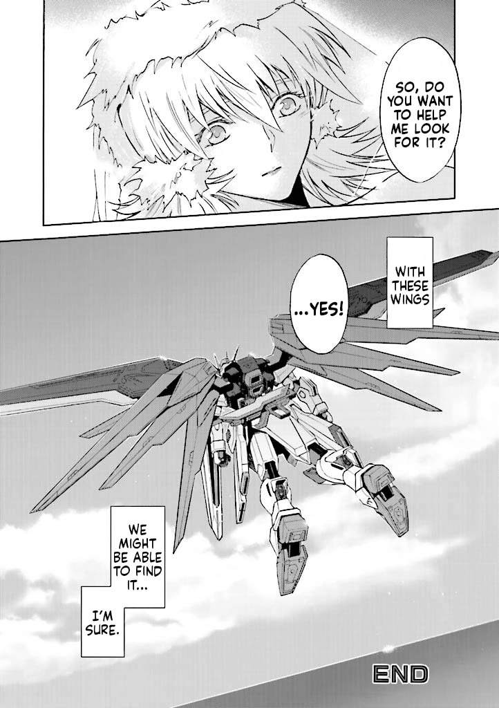 Kidou Senshi Gundam SEED Destiny the Edge Chapter 7.5 page 21 - Chapter 7.5: Special Edition: Give Me Your Wings