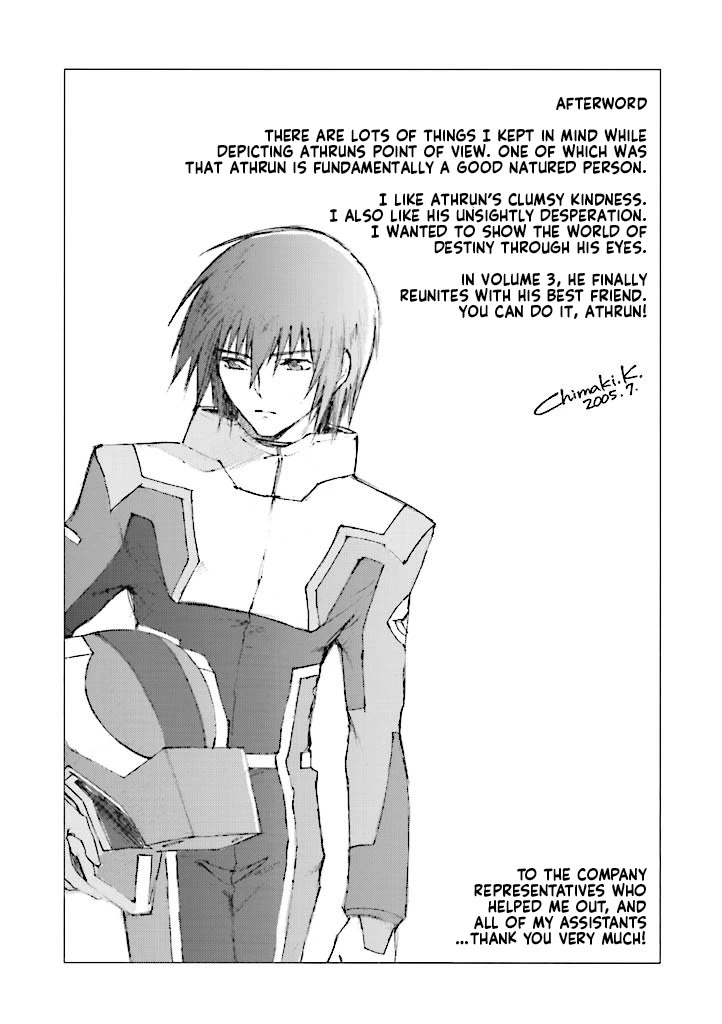 Kidou Senshi Gundam SEED Destiny the Edge Chapter 7.5 page 22 - Chapter 7.5: Special Edition: Give Me Your Wings