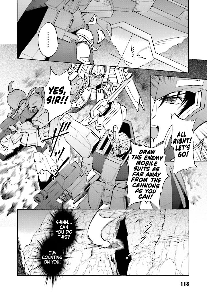 Kidou Senshi Gundam SEED Destiny the Edge Chapter 7 page 14 - Chapter 7: Faith