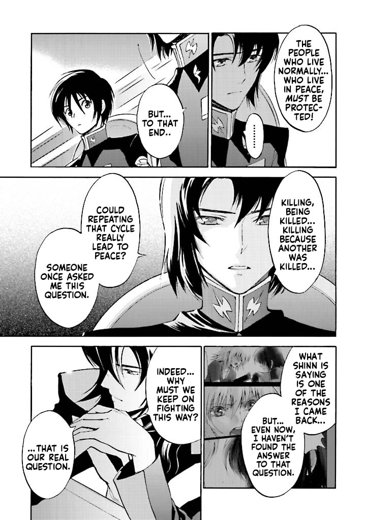 Kidou Senshi Gundam SEED Destiny the Edge Chapter 7 page 33 - Chapter 7: Faith