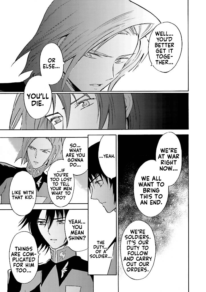 Kidou Senshi Gundam SEED Destiny the Edge Chapter 8 page 34 - Chapter 8: Impact