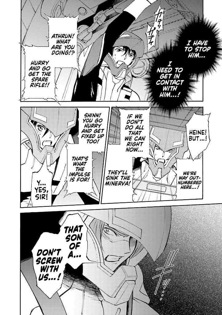 Kidou Senshi Gundam SEED Destiny the Edge Chapter 9 page 14 - Chapter 9: Conflict
