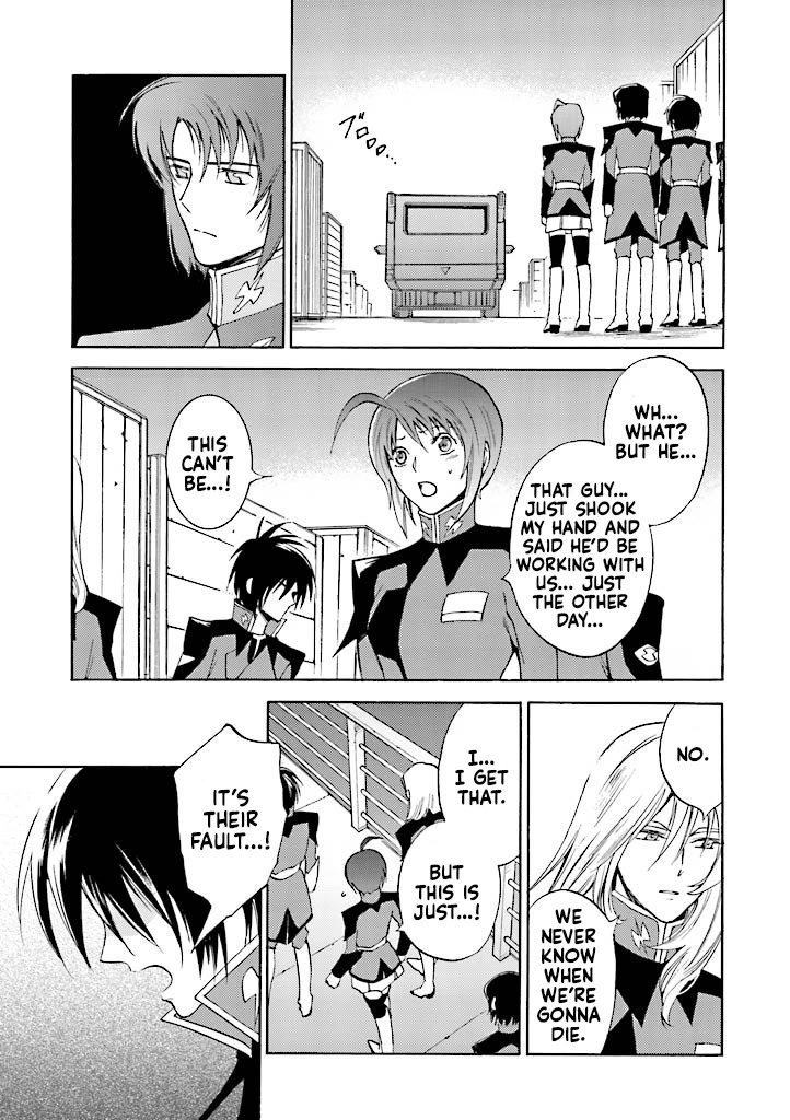 Kidou Senshi Gundam SEED Destiny the Edge Chapter 9 page 21 - Chapter 9: Conflict