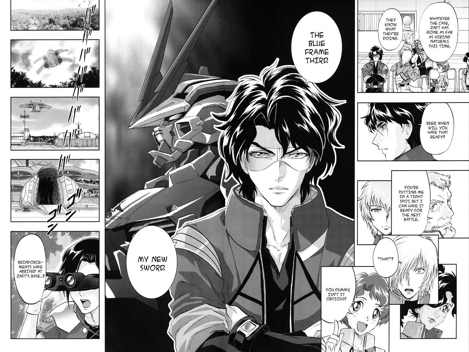 Kidou Senshi Gundam Seed Frame Astrays Chapter 1 page 11 - Chapter 1: Mercenaries of the Asian Bloc