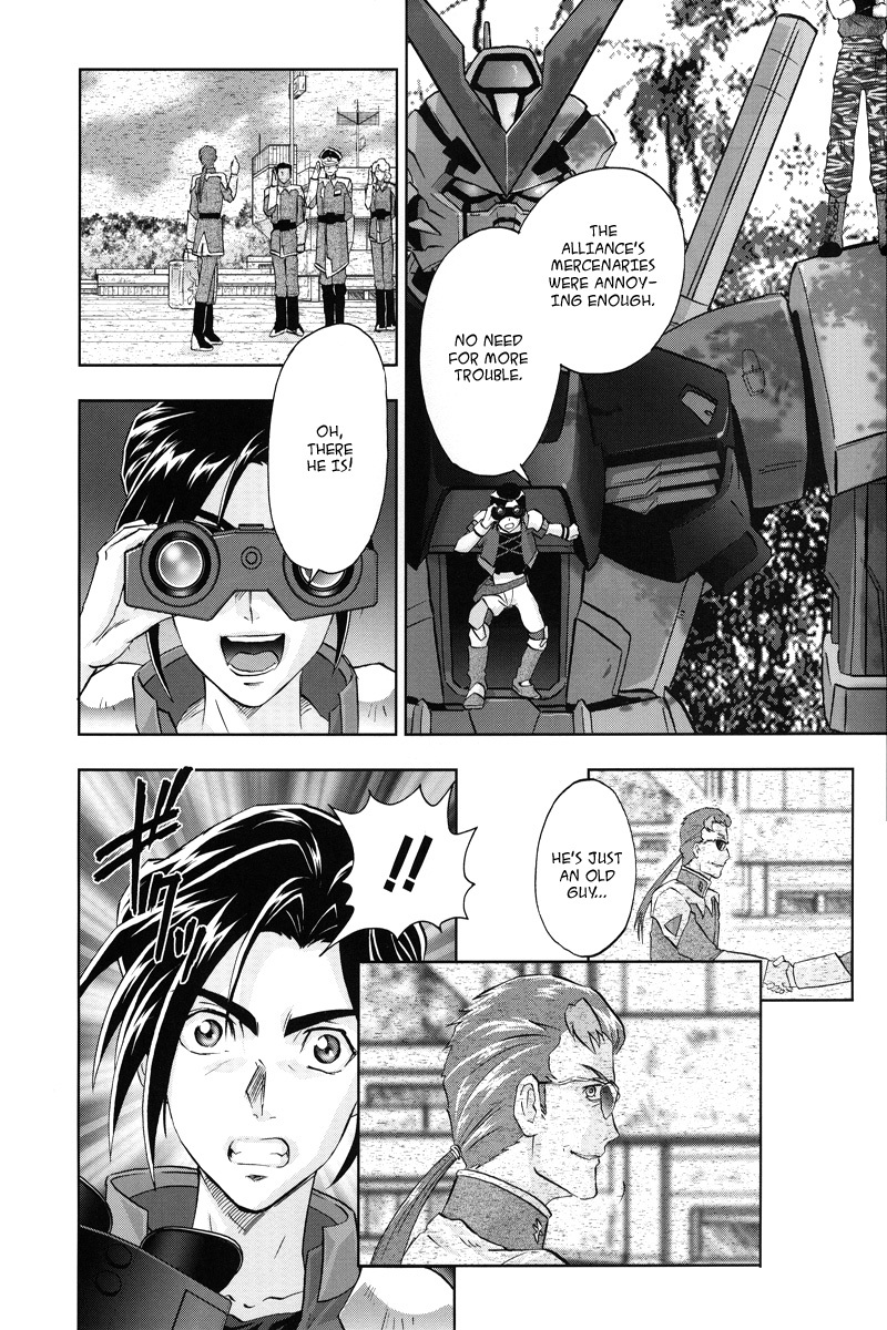 Kidou Senshi Gundam Seed Frame Astrays Chapter 1 page 12 - Chapter 1: Mercenaries of the Asian Bloc
