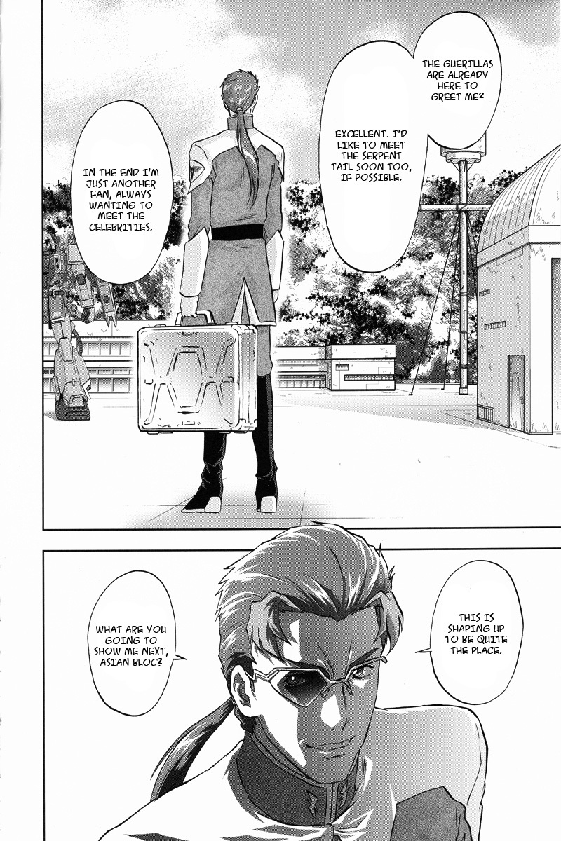 Kidou Senshi Gundam Seed Frame Astrays Chapter 1 page 14 - Chapter 1: Mercenaries of the Asian Bloc