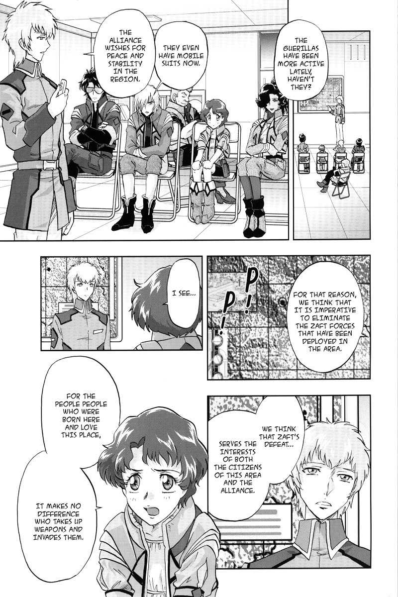 Kidou Senshi Gundam Seed Frame Astrays Chapter 1 page 8 - Chapter 1: Mercenaries of the Asian Bloc