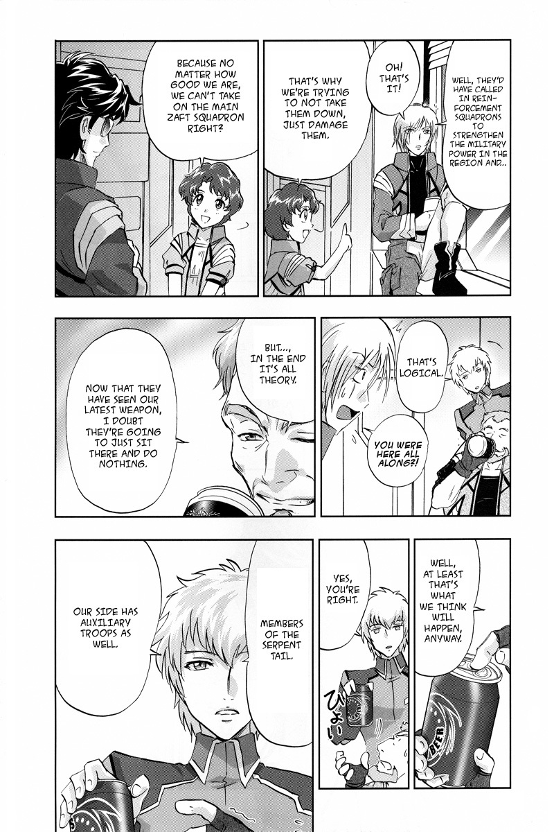 Kidou Senshi Gundam Seed Frame Astrays Chapter 3 page 10 - Chapter 3: Respective Reinforcement