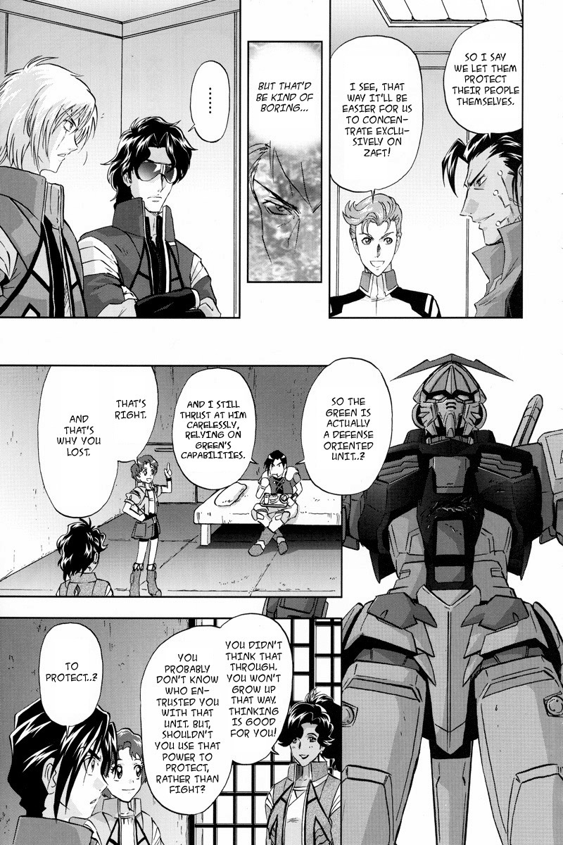 Kidou Senshi Gundam Seed Frame Astrays Chapter 5 page 13 - Chapter 5: Trojan