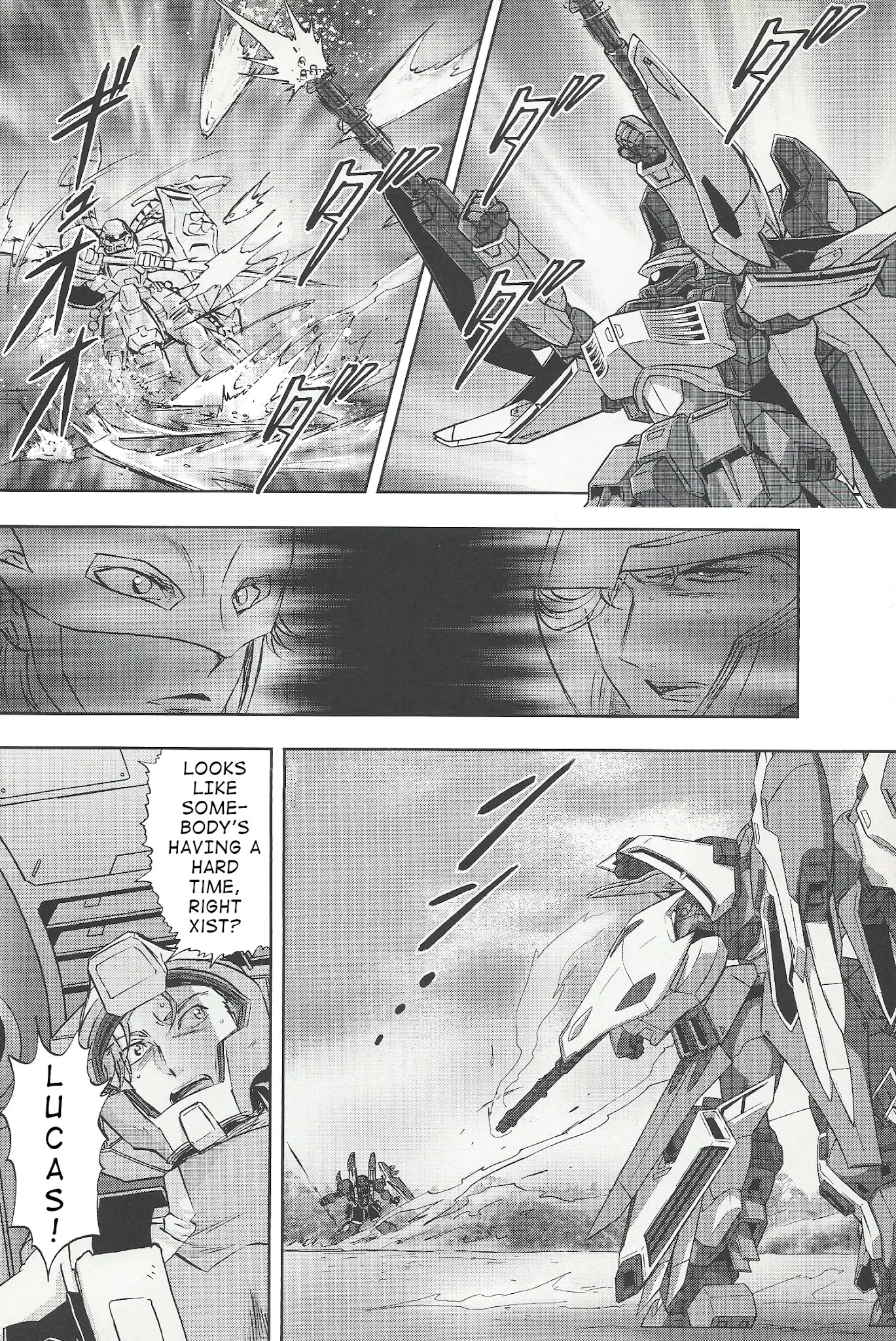 Kidou Senshi Gundam Seed Frame Astrays Chapter 8 page 1 - Chapter 8: FRAME A08 Gunfire to signal a new era