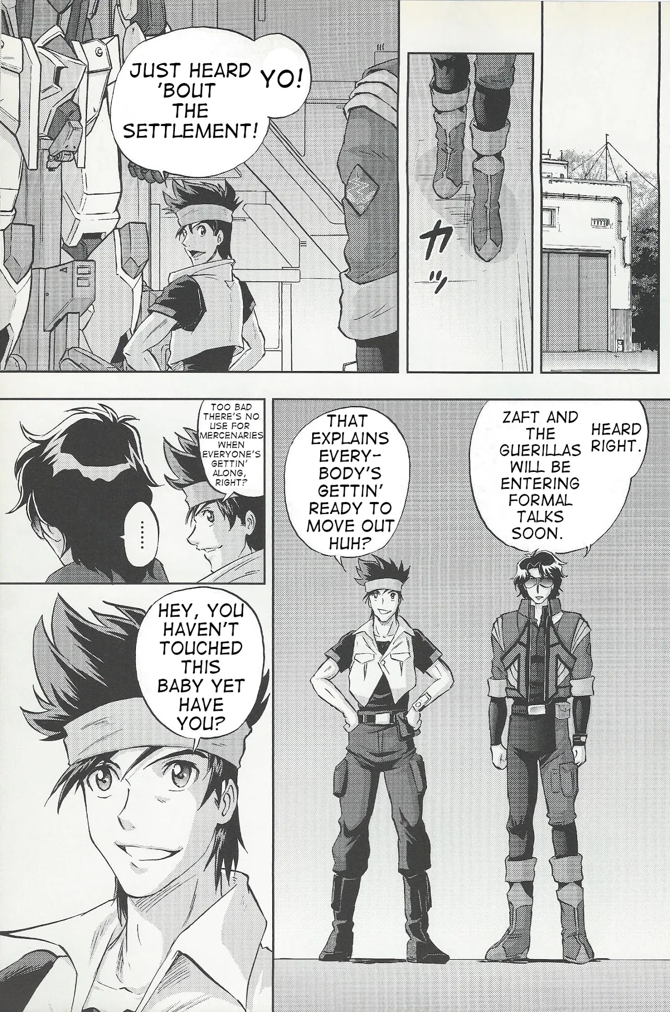 Kidou Senshi Gundam Seed Frame Astrays Chapter 8 page 10 - Chapter 8: FRAME A08 Gunfire to signal a new era