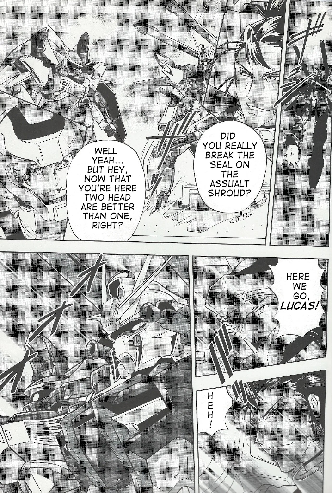 Kidou Senshi Gundam Seed Frame Astrays Chapter 8 page 2 - Chapter 8: FRAME A08 Gunfire to signal a new era