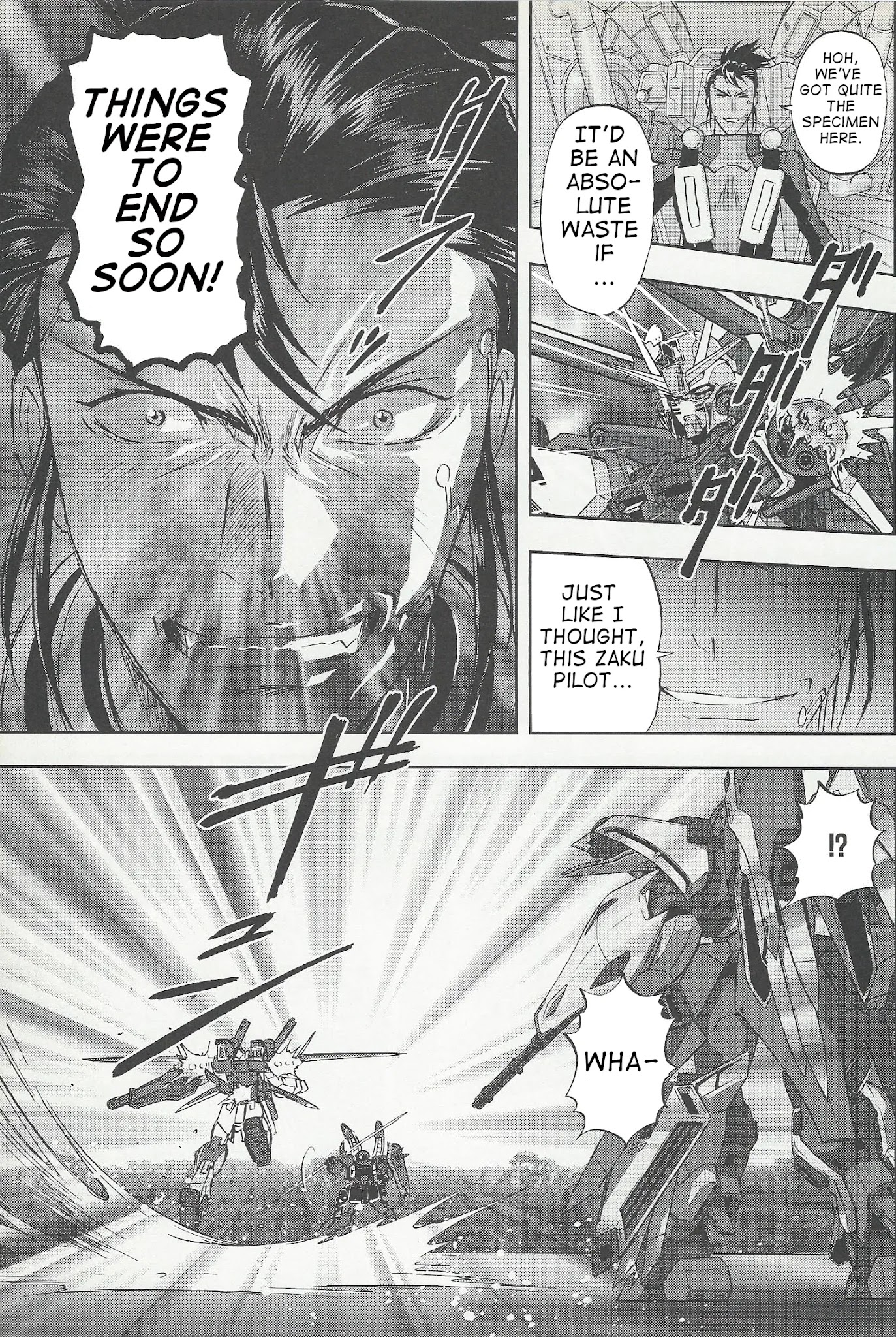 Kidou Senshi Gundam Seed Frame Astrays Chapter 8 page 4 - Chapter 8: FRAME A08 Gunfire to signal a new era