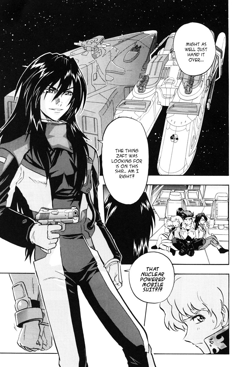 Kidou Senshi Gundam Seed X Astray Chapter 4.2 page 16 - Chapter 4 v2 : Parts-X15 - A Junk Tech's Battle