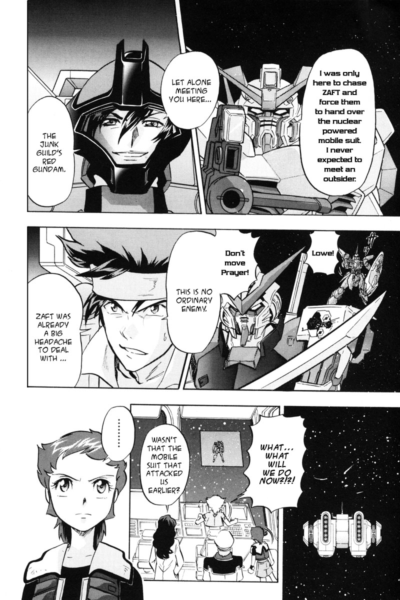 Kidou Senshi Gundam Seed X Astray Chapter 4.2 page 2 - Chapter 4 v2 : Parts-X15 - A Junk Tech's Battle