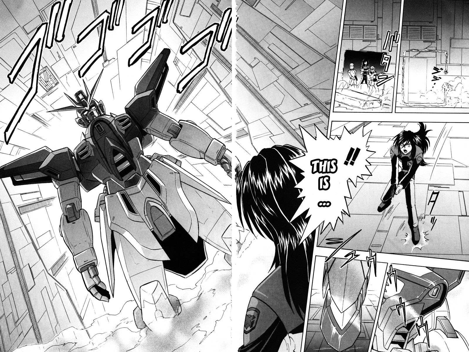 Kidou Senshi Gundam Seed X Astray Chapter 4.2 page 32 - Chapter 4 v2 : Parts-X15 - A Junk Tech's Battle
