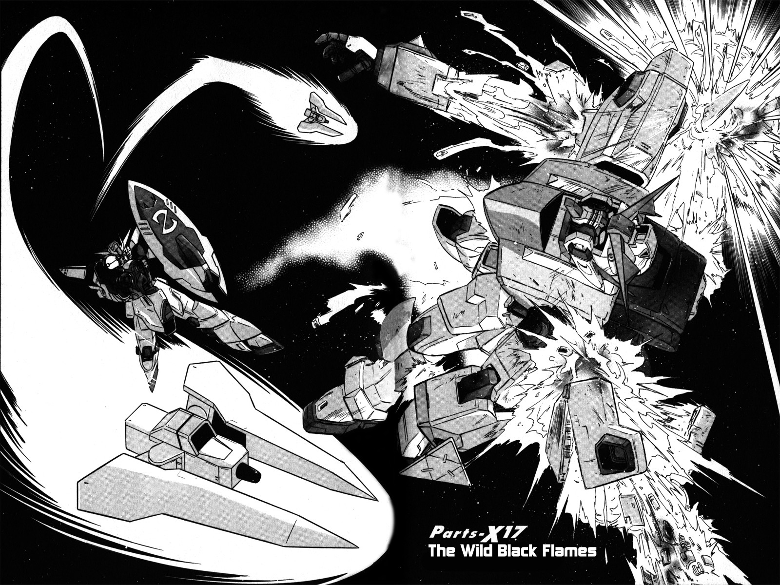 Kidou Senshi Gundam Seed X Astray Chapter 7.2 page 2 - Chapter 7 v2 : Parts-X17 - The Wild Black Flames