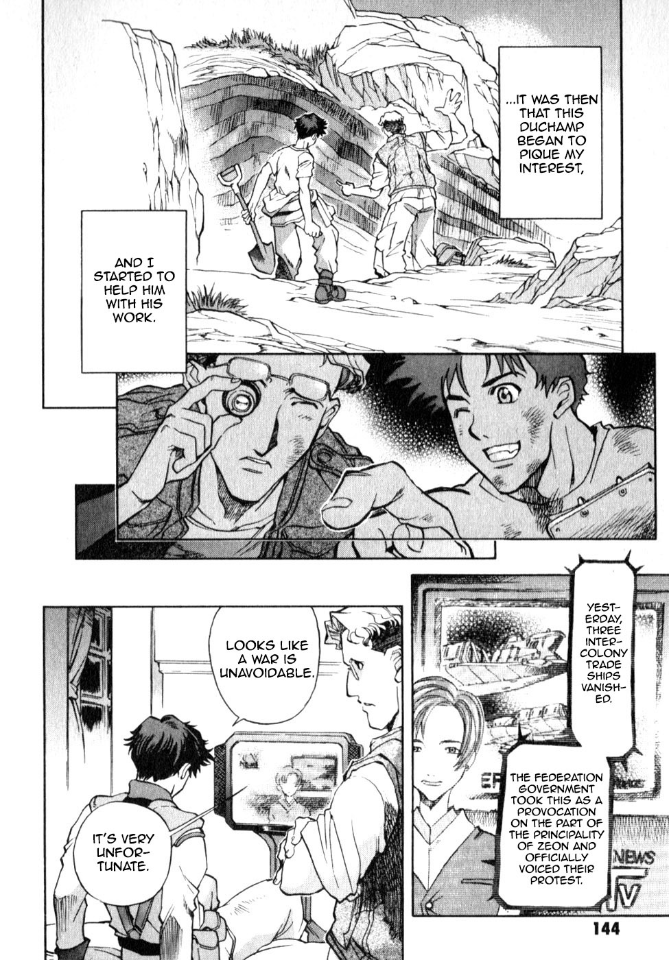 Kidou Senshi Gundam Senki: Lost War Chronicles Chapter 0.1 page 11 - Chapter 0.1: OPERATION 0 side A: Matt Healy - At the outbreak of War -