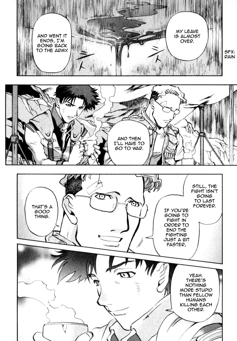 Kidou Senshi Gundam Senki: Lost War Chronicles Chapter 0.1 page 13 - Chapter 0.1: OPERATION 0 side A: Matt Healy - At the outbreak of War -