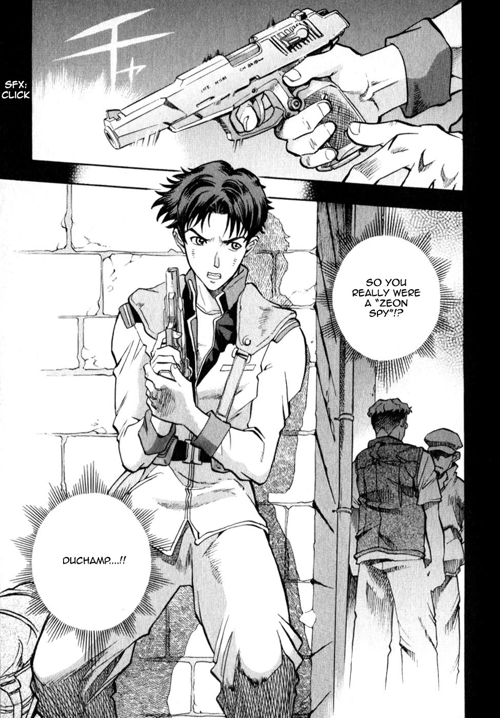 Kidou Senshi Gundam Senki: Lost War Chronicles Chapter 0.1 page 16 - Chapter 0.1: OPERATION 0 side A: Matt Healy - At the outbreak of War -