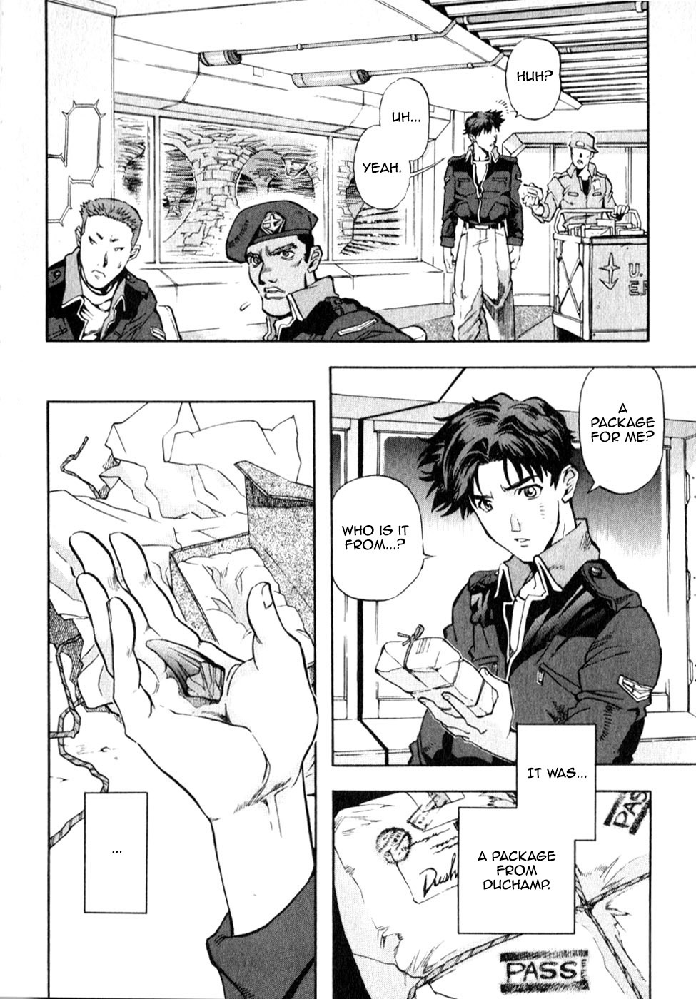 Kidou Senshi Gundam Senki: Lost War Chronicles Chapter 0.1 page 19 - Chapter 0.1: OPERATION 0 side A: Matt Healy - At the outbreak of War -