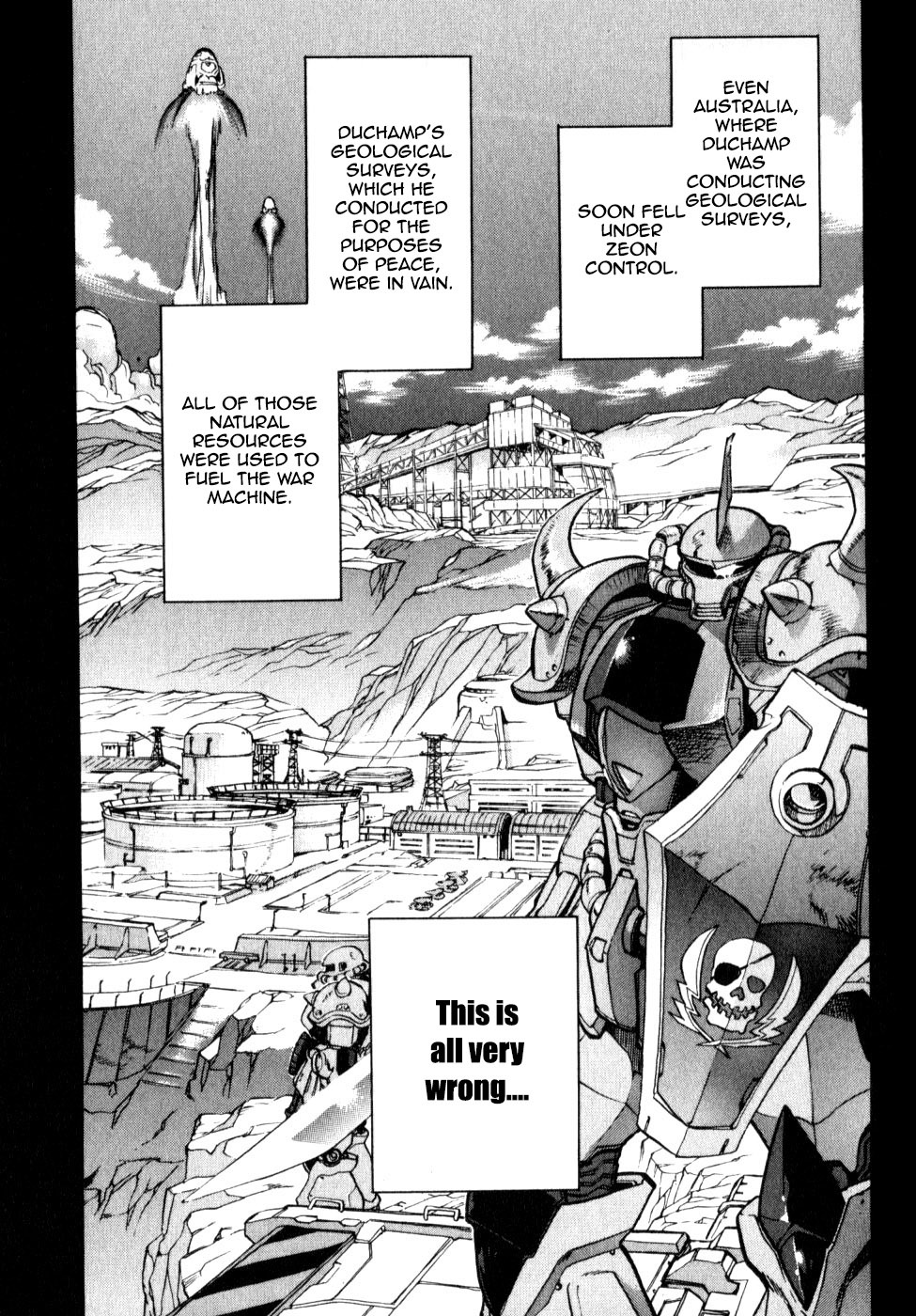 Kidou Senshi Gundam Senki: Lost War Chronicles Chapter 0.1 page 22 - Chapter 0.1: OPERATION 0 side A: Matt Healy - At the outbreak of War -
