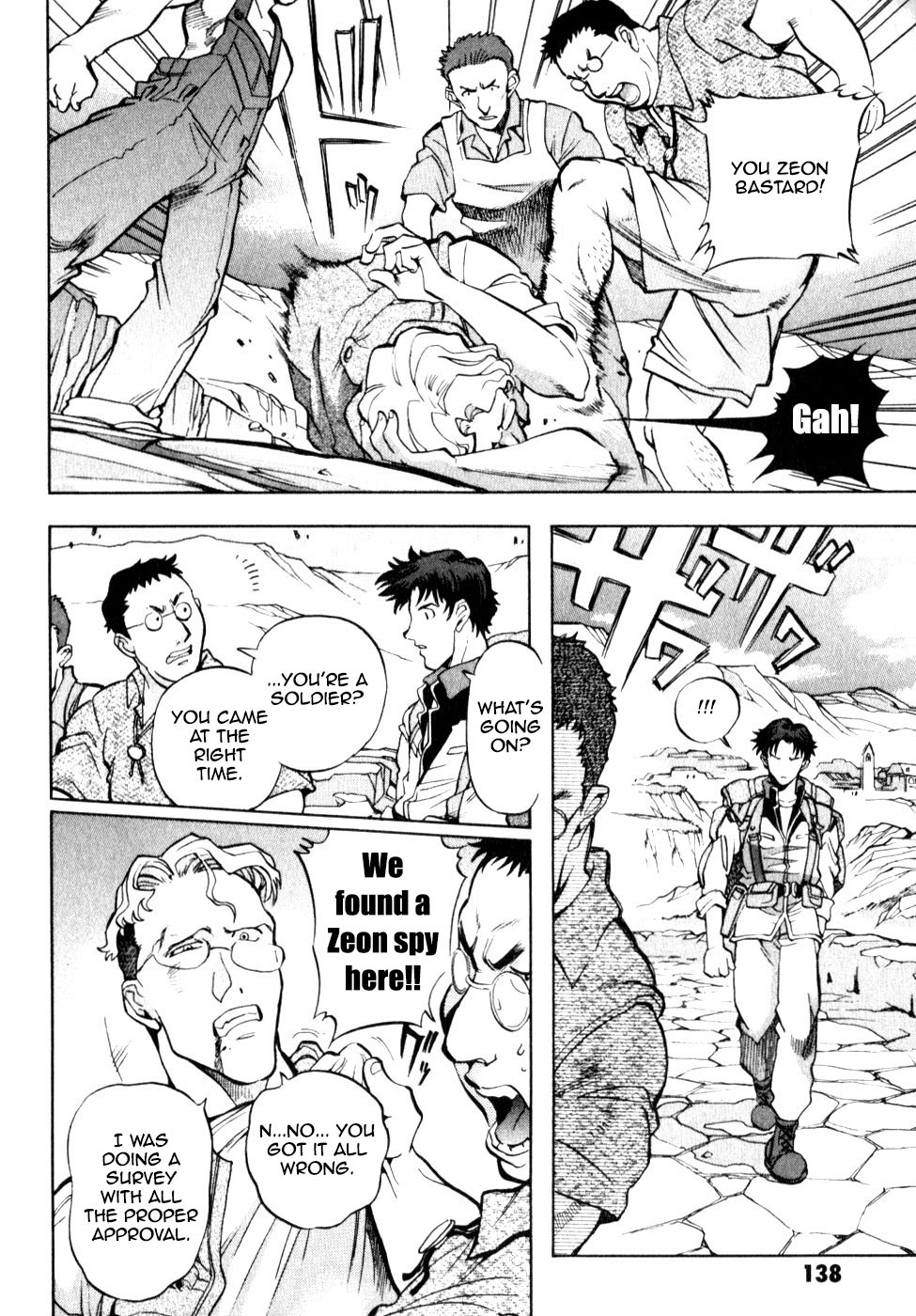 Kidou Senshi Gundam Senki: Lost War Chronicles Chapter 0.1 page 5 - Chapter 0.1: OPERATION 0 side A: Matt Healy - At the outbreak of War -