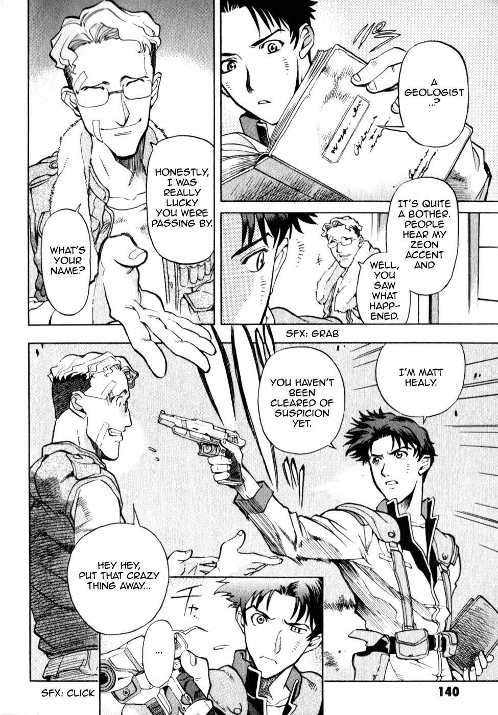 Kidou Senshi Gundam Senki: Lost War Chronicles Chapter 0.1 page 7 - Chapter 0.1: OPERATION 0 side A: Matt Healy - At the outbreak of War -