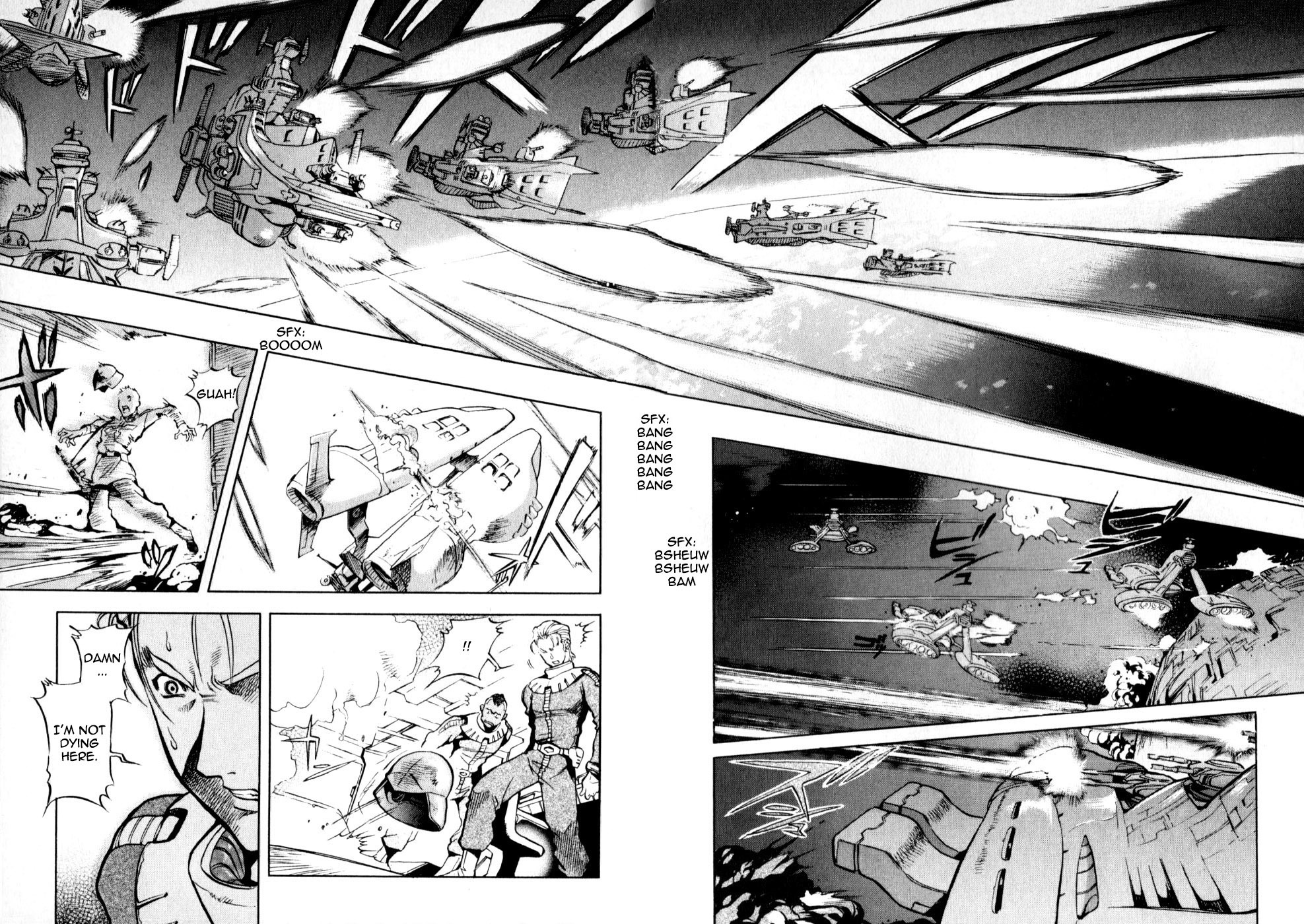 Kidou Senshi Gundam Senki: Lost War Chronicles Chapter 0.2 page 12 - Chapter 0.2: OPERATION 0 side B: Ken Bederstadt - At the outbreak of War -
